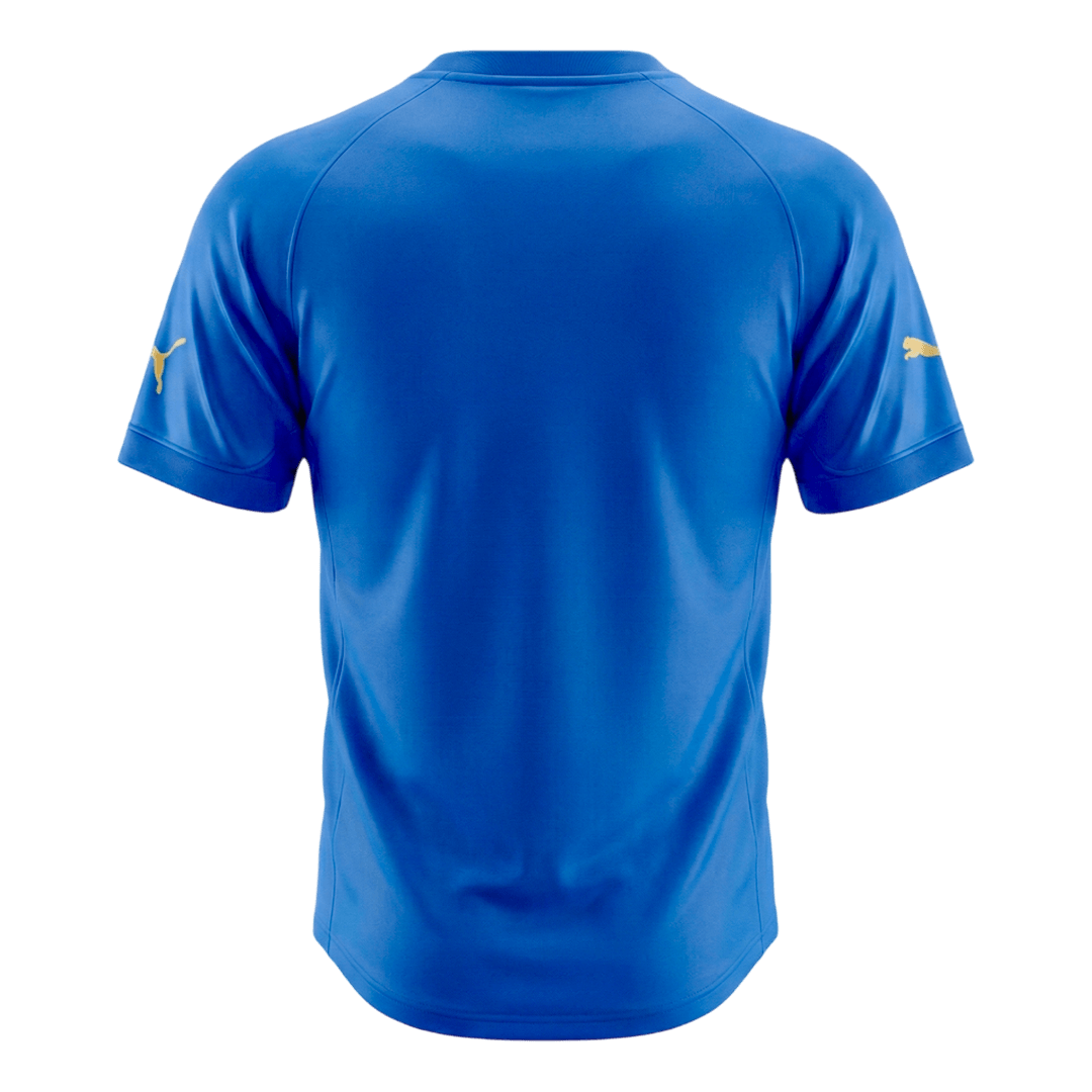 Retro Italië Thuisshirt 2004 Blauw