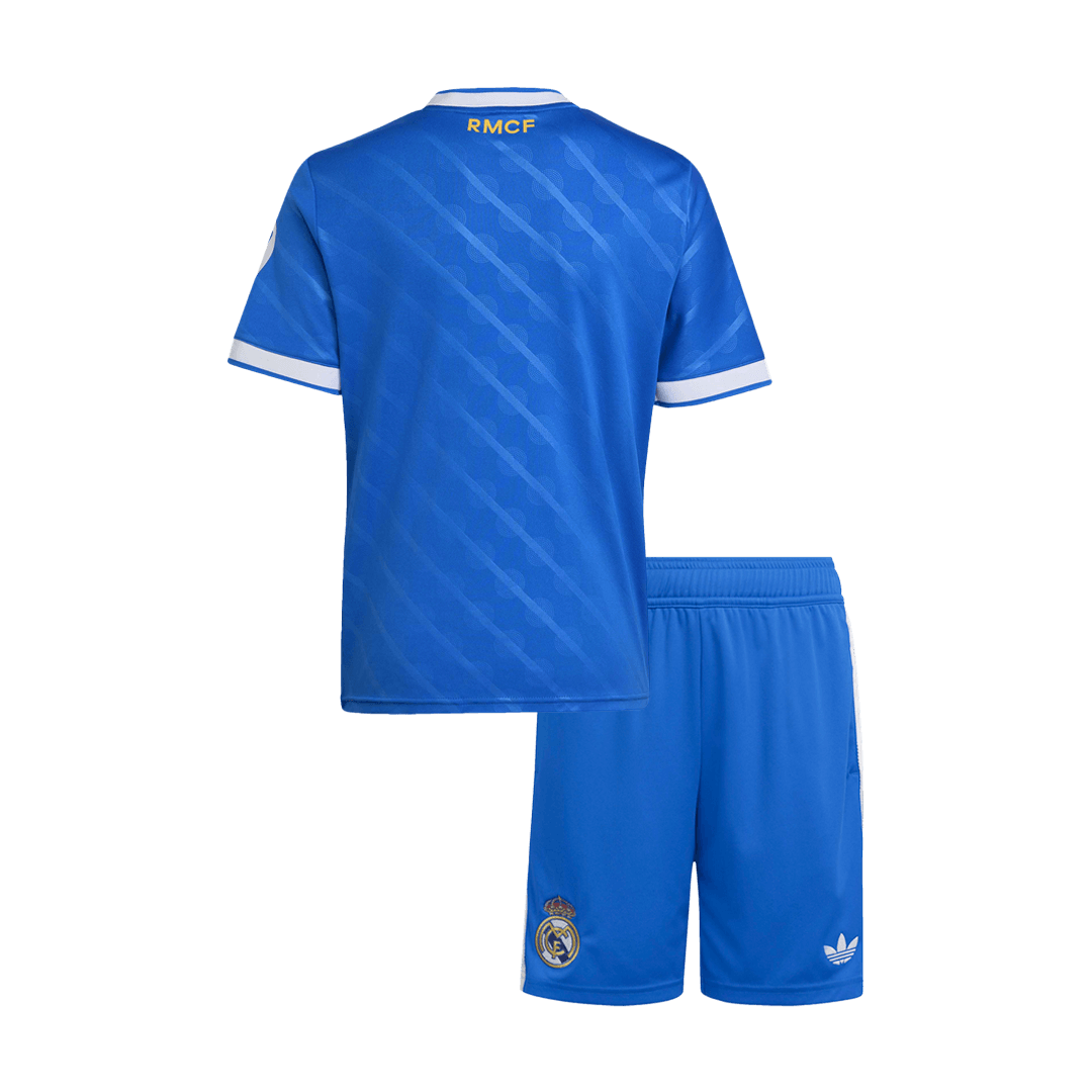Real Madrid Derde Shirt Kit 2025/26 Junior Blauw