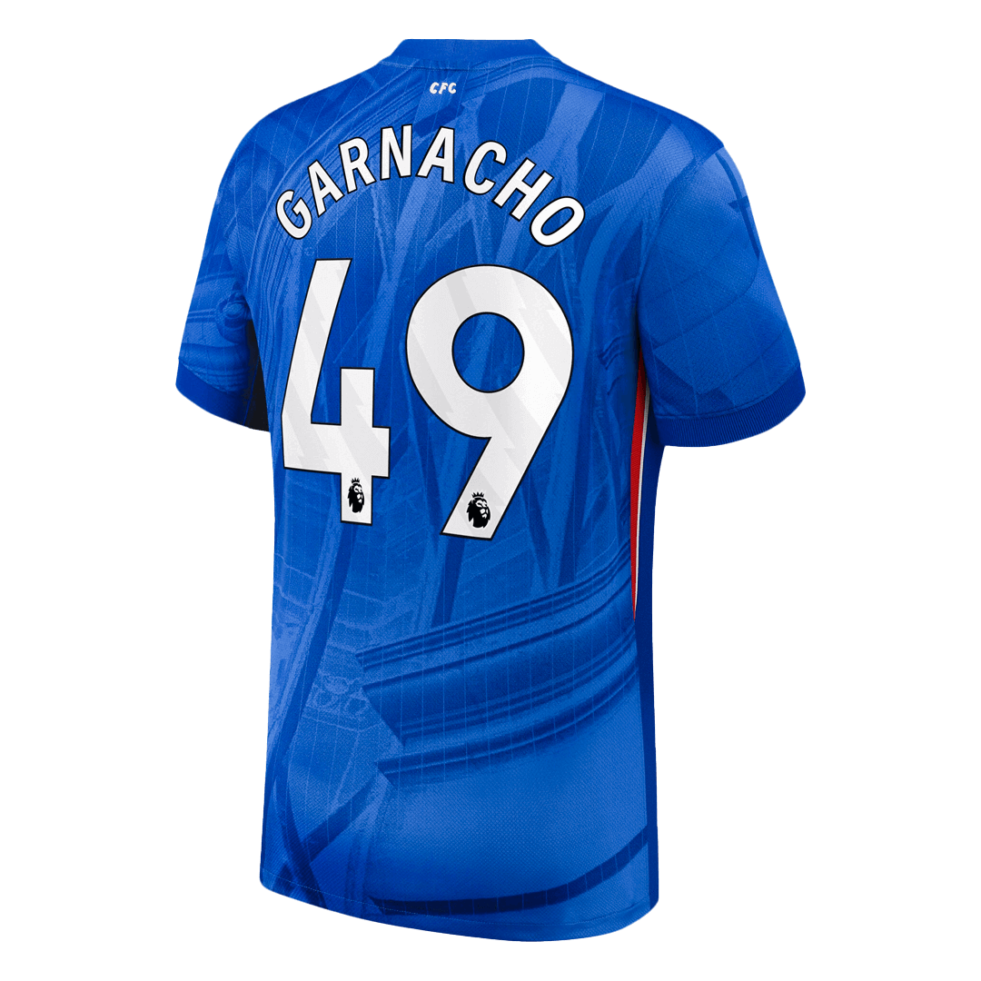 GARNACHO #49 Chelsea Thuisshirt 2025/26 Blauw - Super