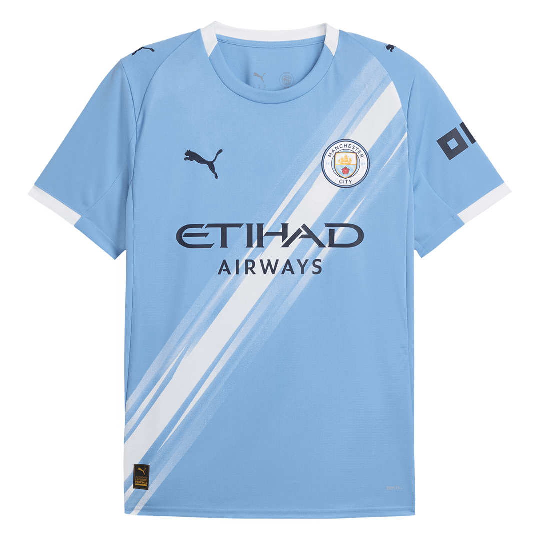 RODRIGO #16 Manchester City Thuisshirt 2025/26 - Wereldbeker voor clubs