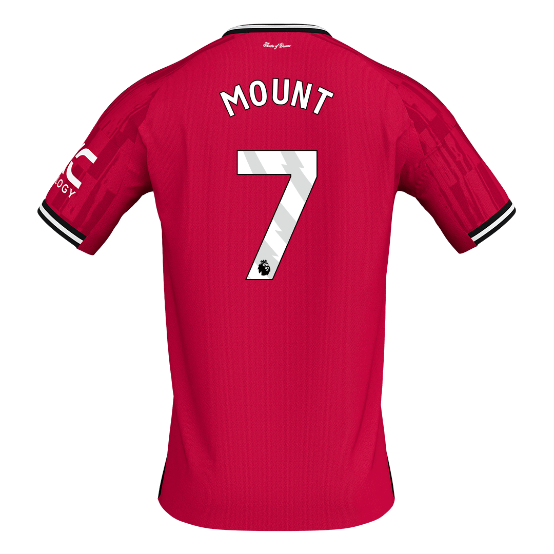 MOUNT #7 Manchester United Thuisshirt 2025/26 Rood - Super