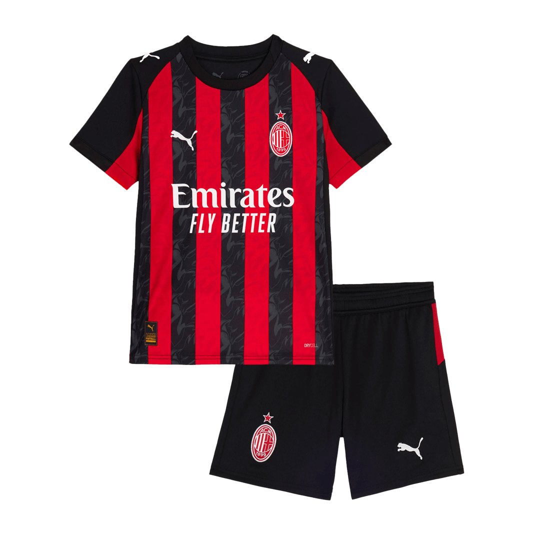 AC Milan Thuistenue Kit 2025/26 Kind Rood