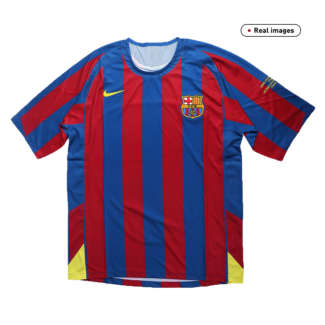 Retro FC Barcelona Thuisshirt 2005/06 - UCL