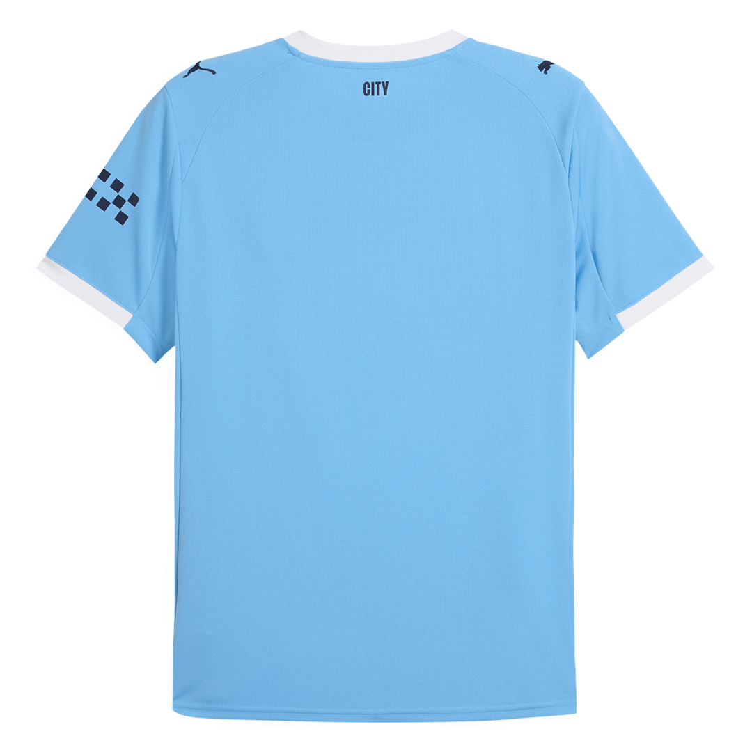 Manchester City Thuis Thuisshirt 2025/26 Grote Maten