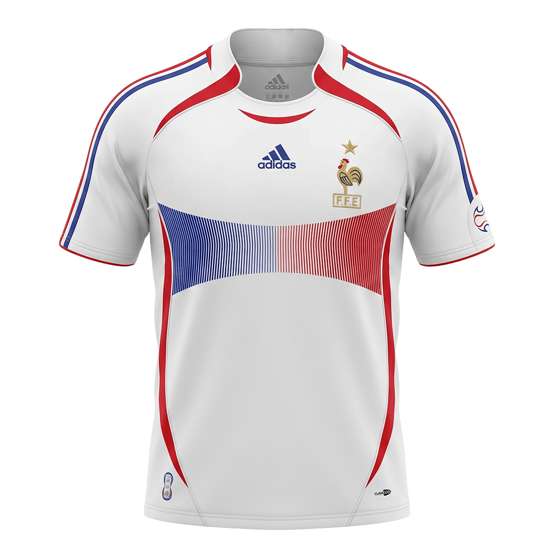 Retro Frankrijk Uitshirt 2006 Wit