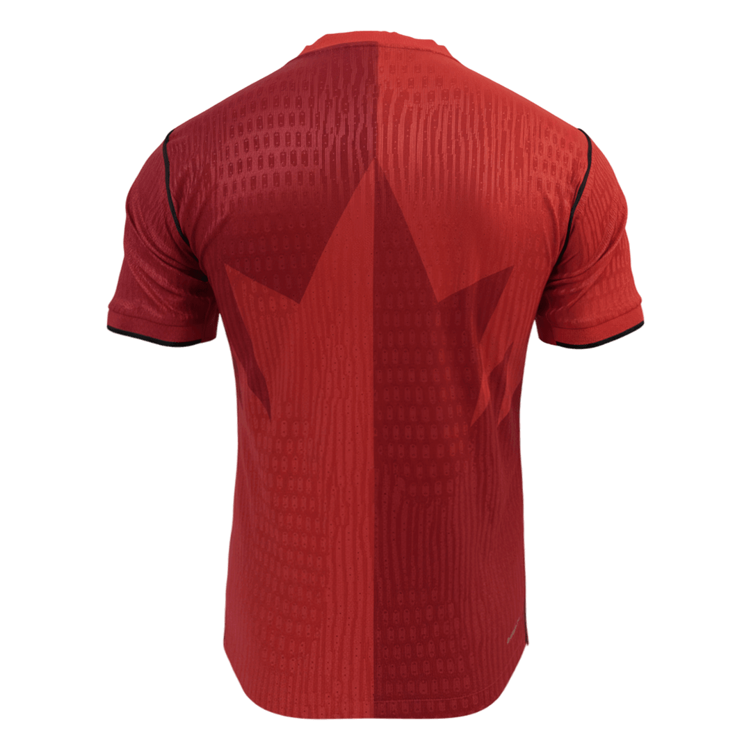 Canada Thuisshirt Wereldkampioenschap 2026 Rood Speler Grote Maat