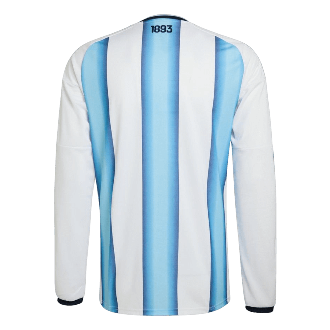 Argentinië Thuisshirt Lange Mouwen - WK 2026 Blauw&Wit