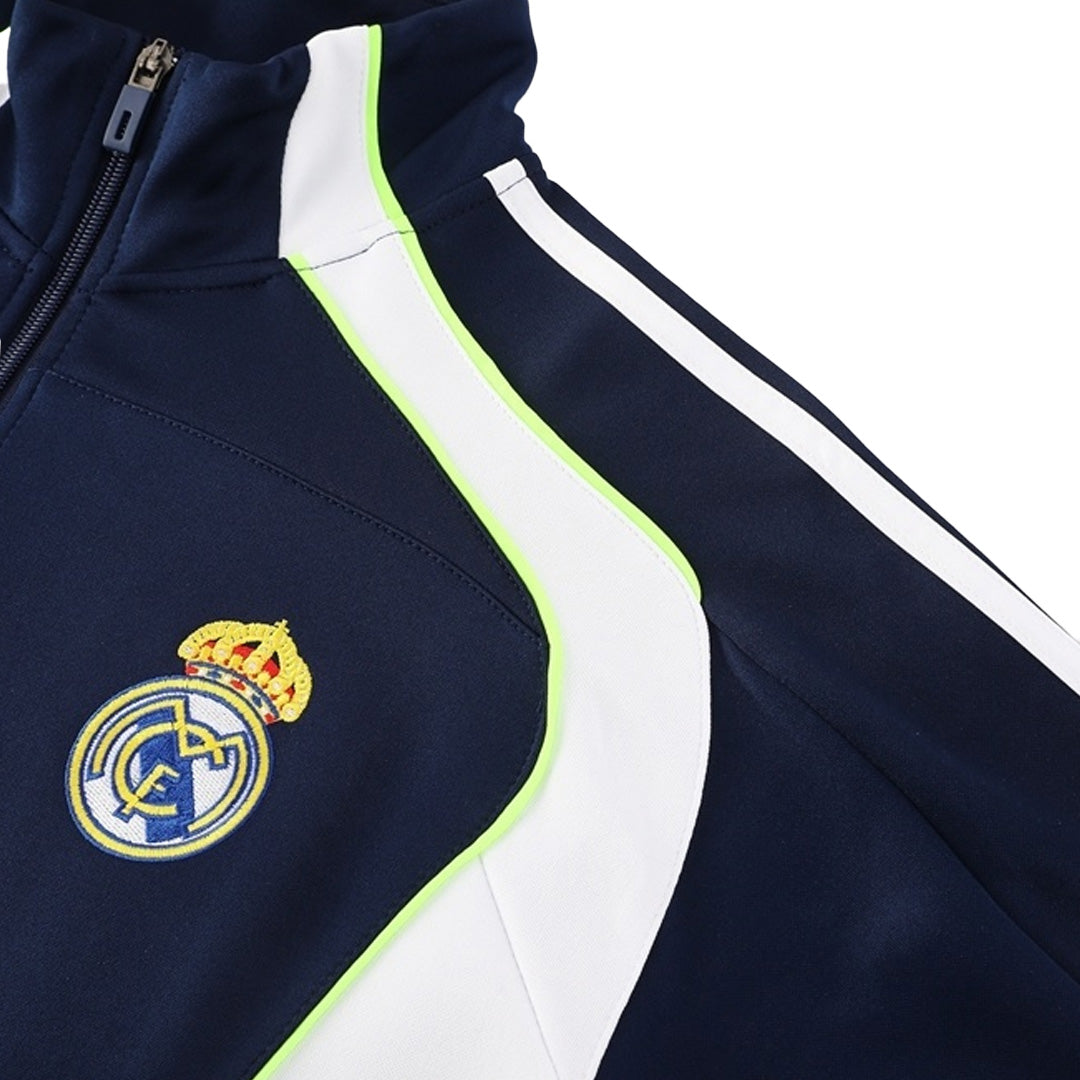 Real Madrid Voetbaljack Kit 2025/26 Marineblauw