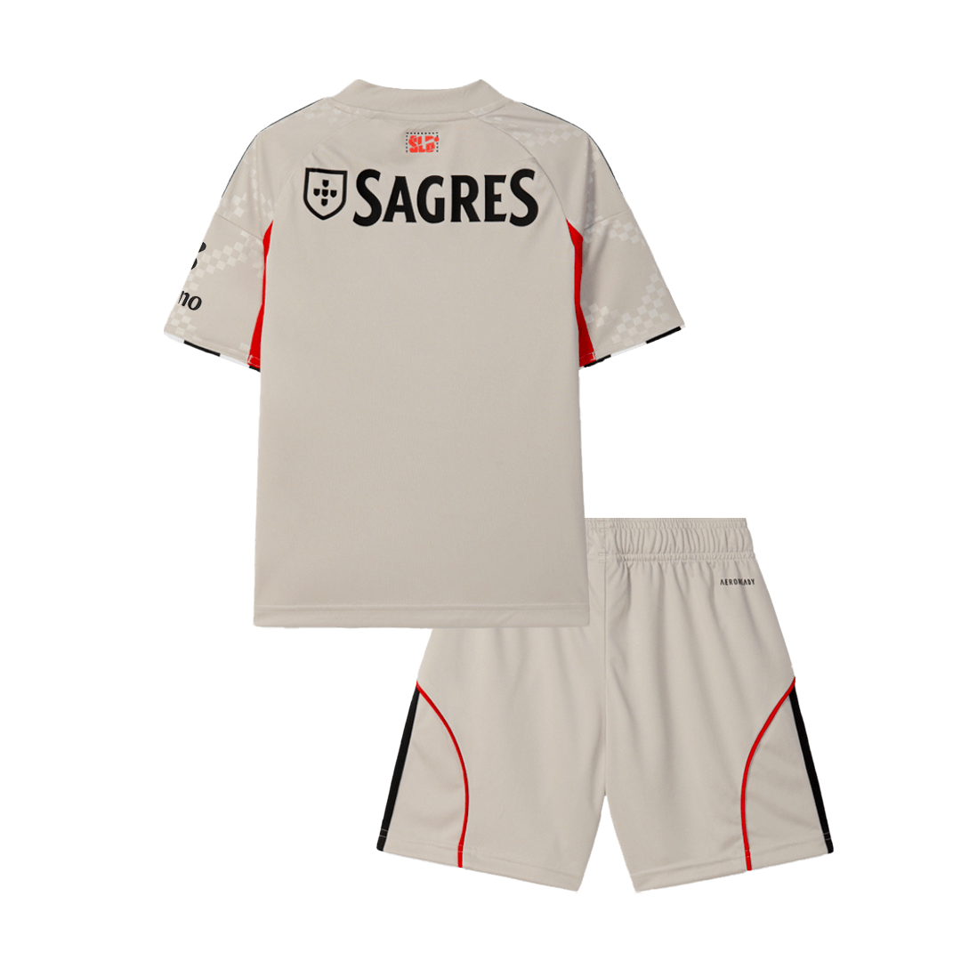 Lissabon Uitshirt Set 2025/26 Junior Beige