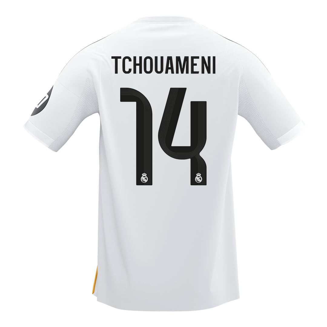 TCHOUAMENI #14 Real Madrid Thuisshirt 2025/26 Wit - Super