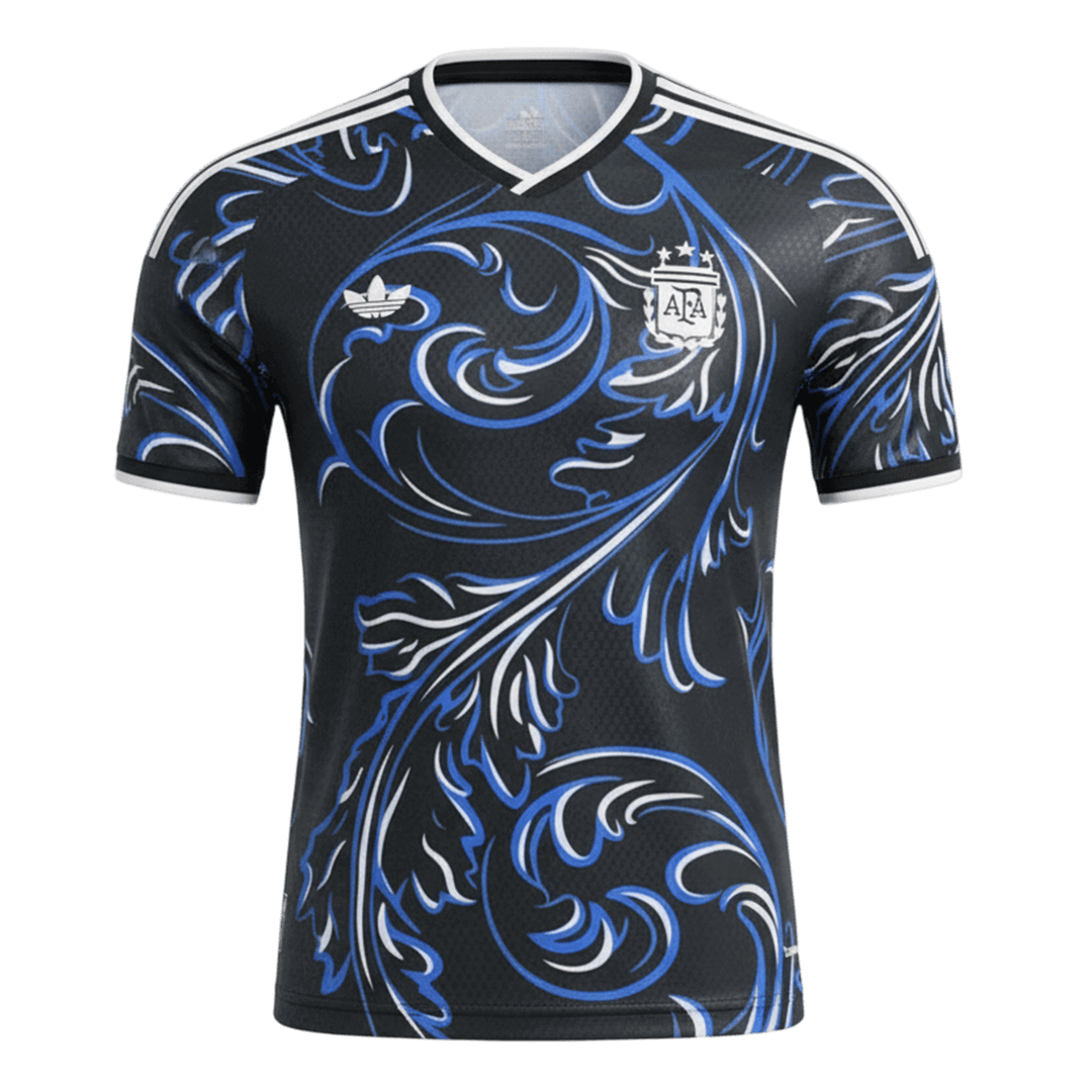 Argentinië Uitshirt WK 2026 Zwart Speler Plus Size