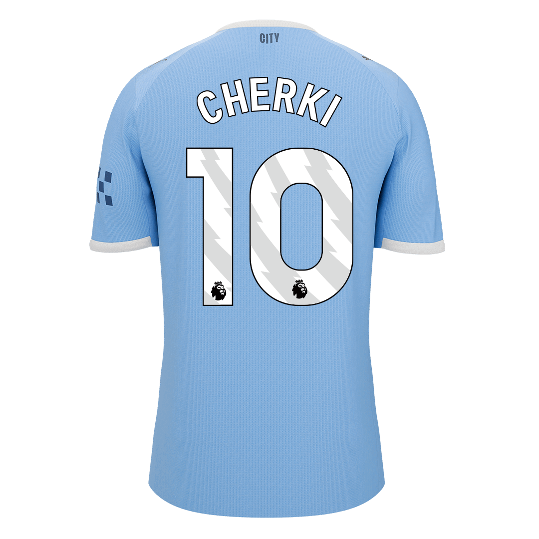 CHERKI #10 Manchester City Thuis tenue 2025/26 Blauw - Super