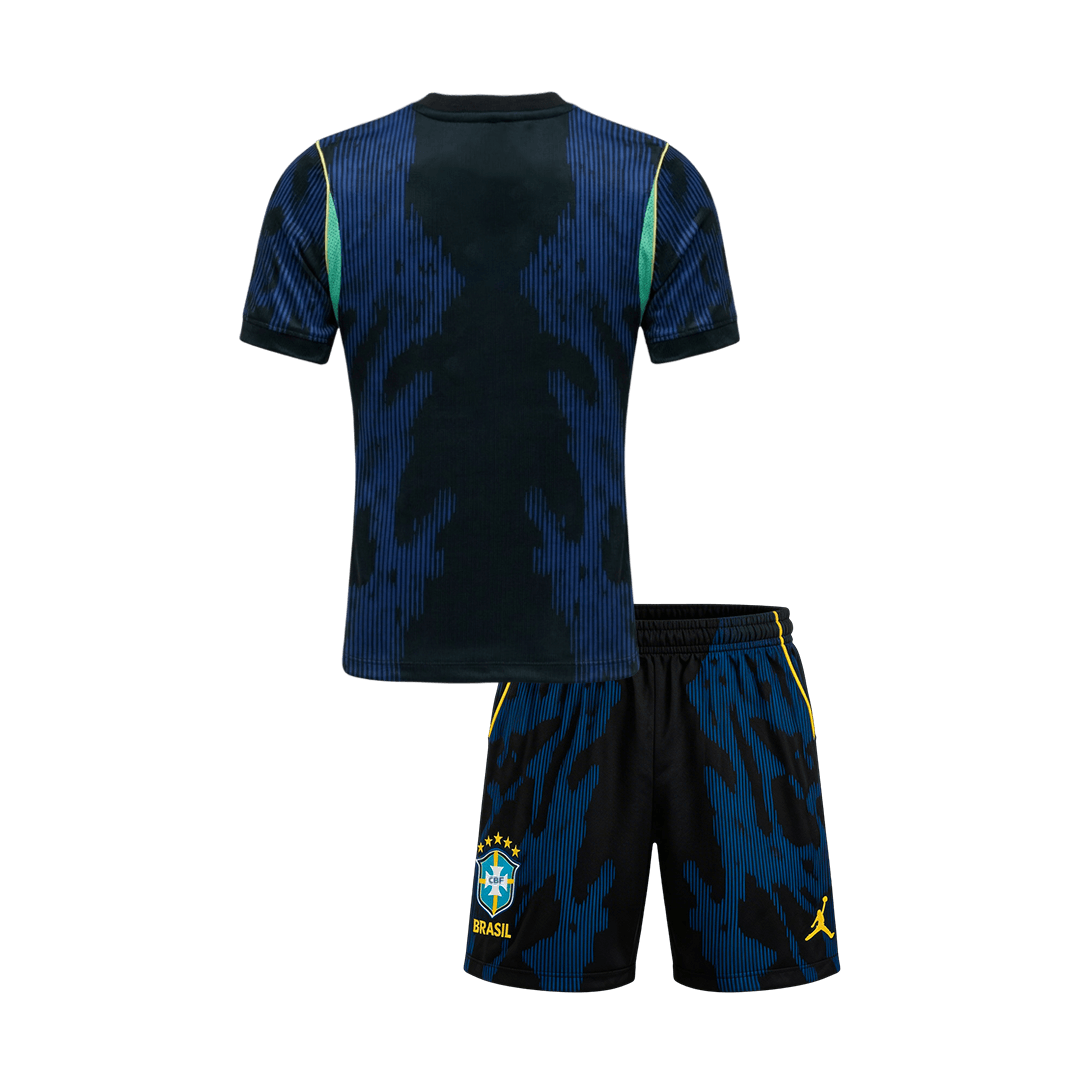 Brazilië Uitshirt Kit - Wereldkampioenschap 2026 Kinderen Marineblauw