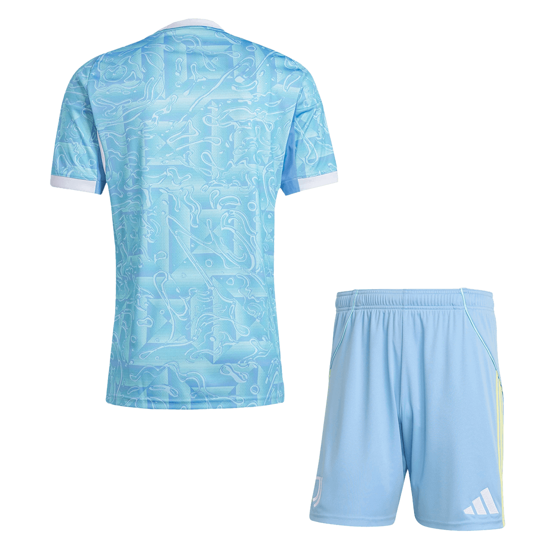 Juventus Uit Tenue Kit 2025/26 Blauw