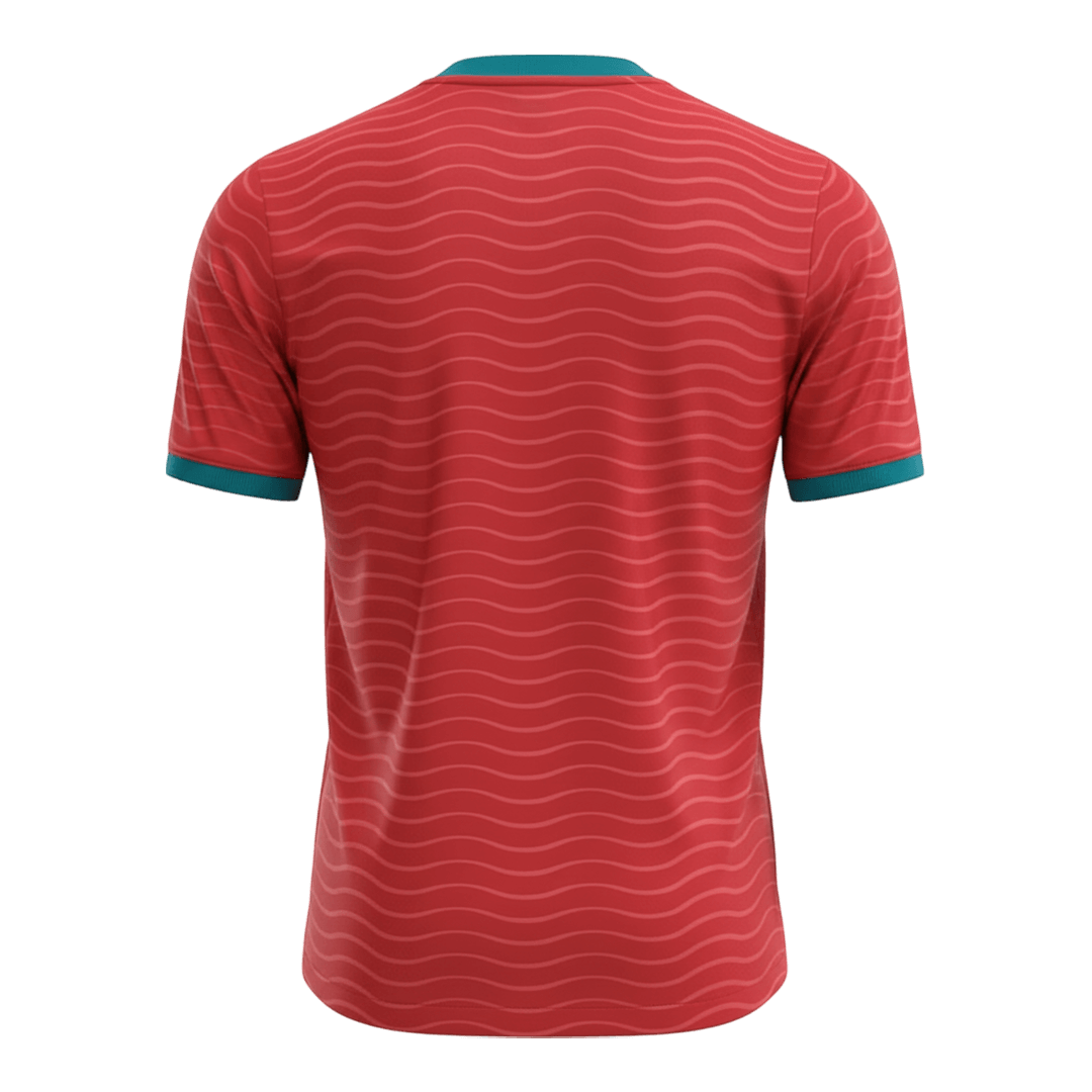 Portugal Domicile Maillot Coupe du Monde 2026 Rouge Grande Taille
