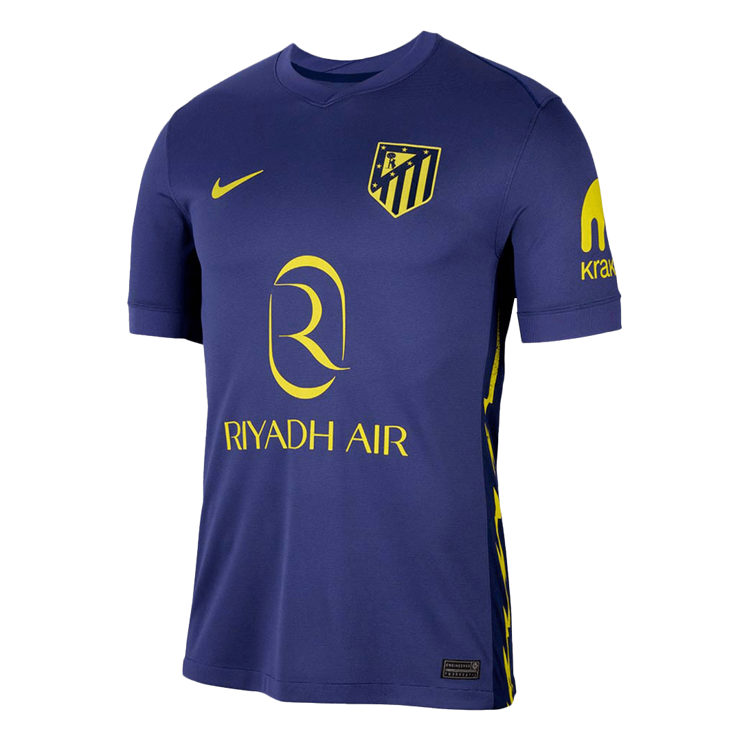 GRIEZMANN #7 Atlético Uitshirt 2025/26 Marineblauw