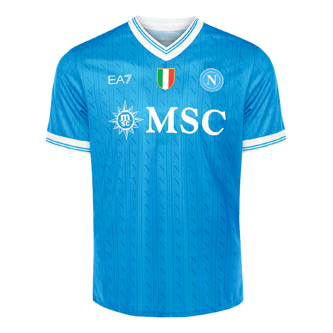 LUKAKU #9 Napoli Thuis Shirt 2025/26 Blauw
