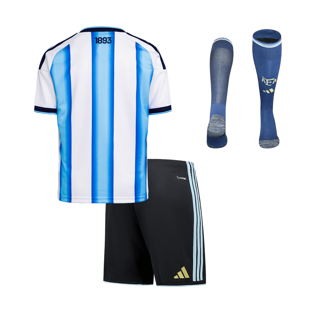 Argentinië Thuistenue Kit - Wereldbeker 2025/26 Kinderen Blauw&Wit