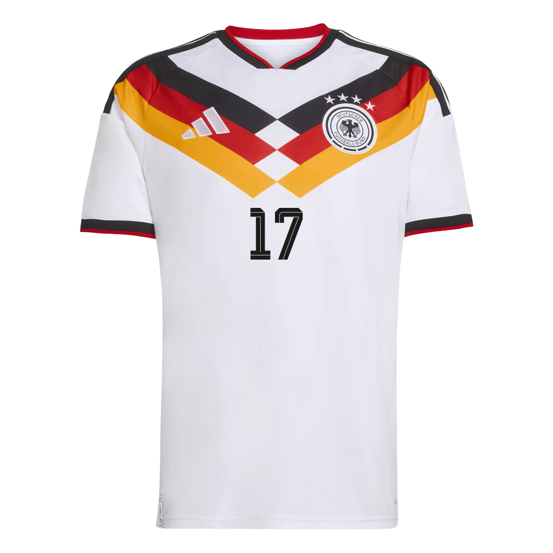 WIRTZ #17 Duitsland Thuistenue WK 2026 Wit