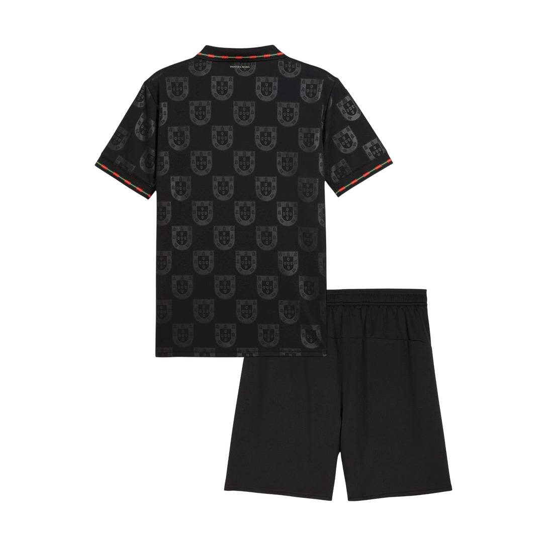 Portugal Thuisshirt Kit Wereldbeker 2026 Kinderen Zwart
