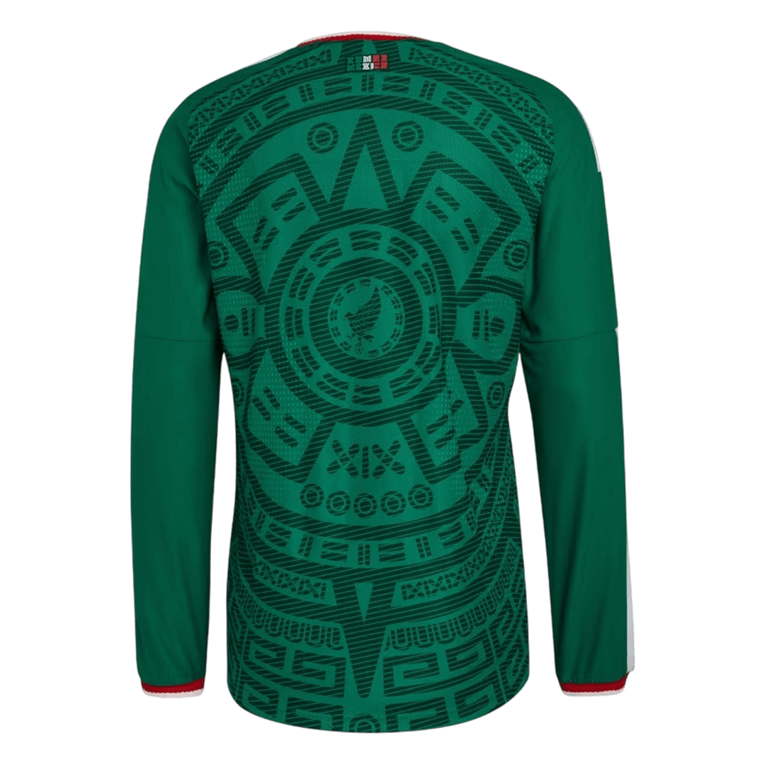 Mexico Thuis Shirt Lange Mouwen - WK 2026 Groen