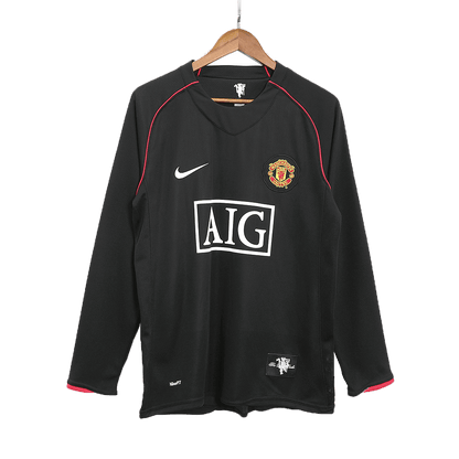 Retro Manchester United Uitshirt Lange Mouwen 2007/08
