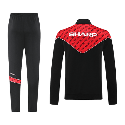 Manchester United voetbaljack tenue 2025/26 rood en zwart