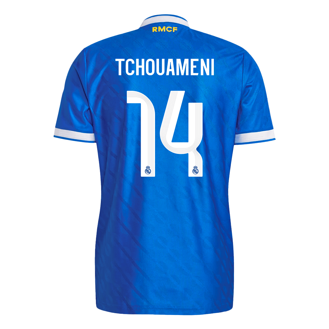 TCHOUAMENI #14 Real Madrid Derde Thuisshirt 2025/26 Blauw Speler