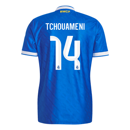 TCHOUAMENI #14 Real Madrid Derde Thuisshirt 2025/26 Blauw Speler