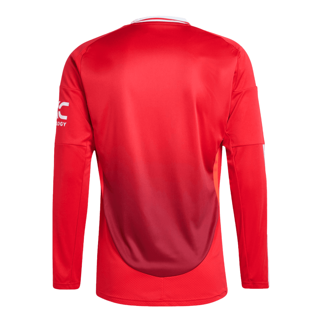 Manchester United Domicile Maillot Manches Longues 2024/25