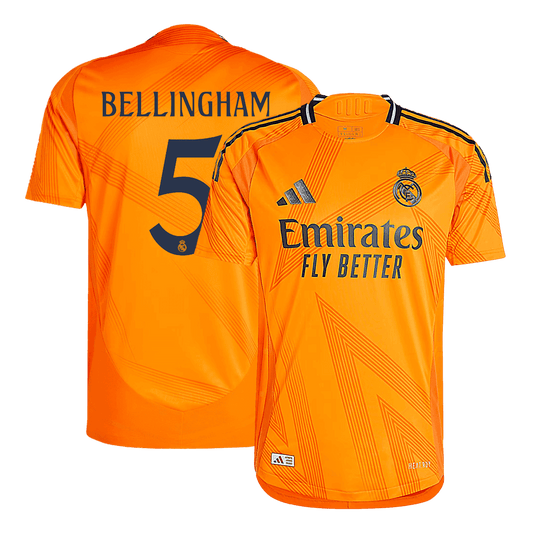 BELLINGHAM #5 Real Madrid Extérieur Maillot 2024/25 Authentique - Mon Maillot Foot Store