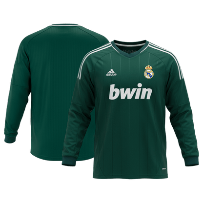 Retro Real Madrid Derde Shirt Lange Mouwen 2012/13 Groen