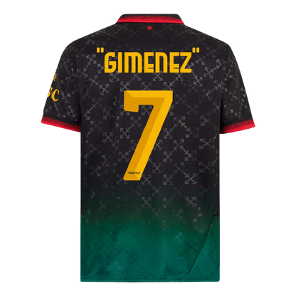 GIMENEZ' #7 Milan AC Fourth Maillot 2024/25