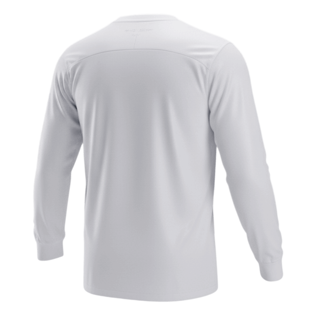 Retro Portugal Uit Thuisshirt Lange Mouwen 2012 Wit