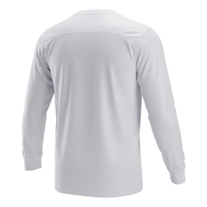 Retro Portugal Uit Thuisshirt Lange Mouwen 2012 Wit