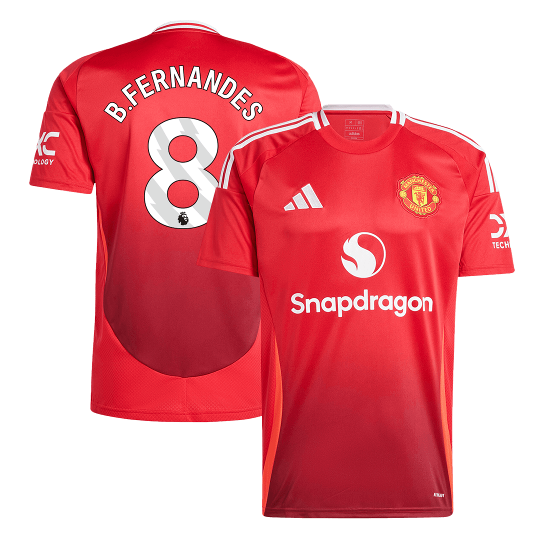B.FERNANDES #8 Manchester United Domicile Maillot 2024/25 - Super - Mon Maillot Foot Store
