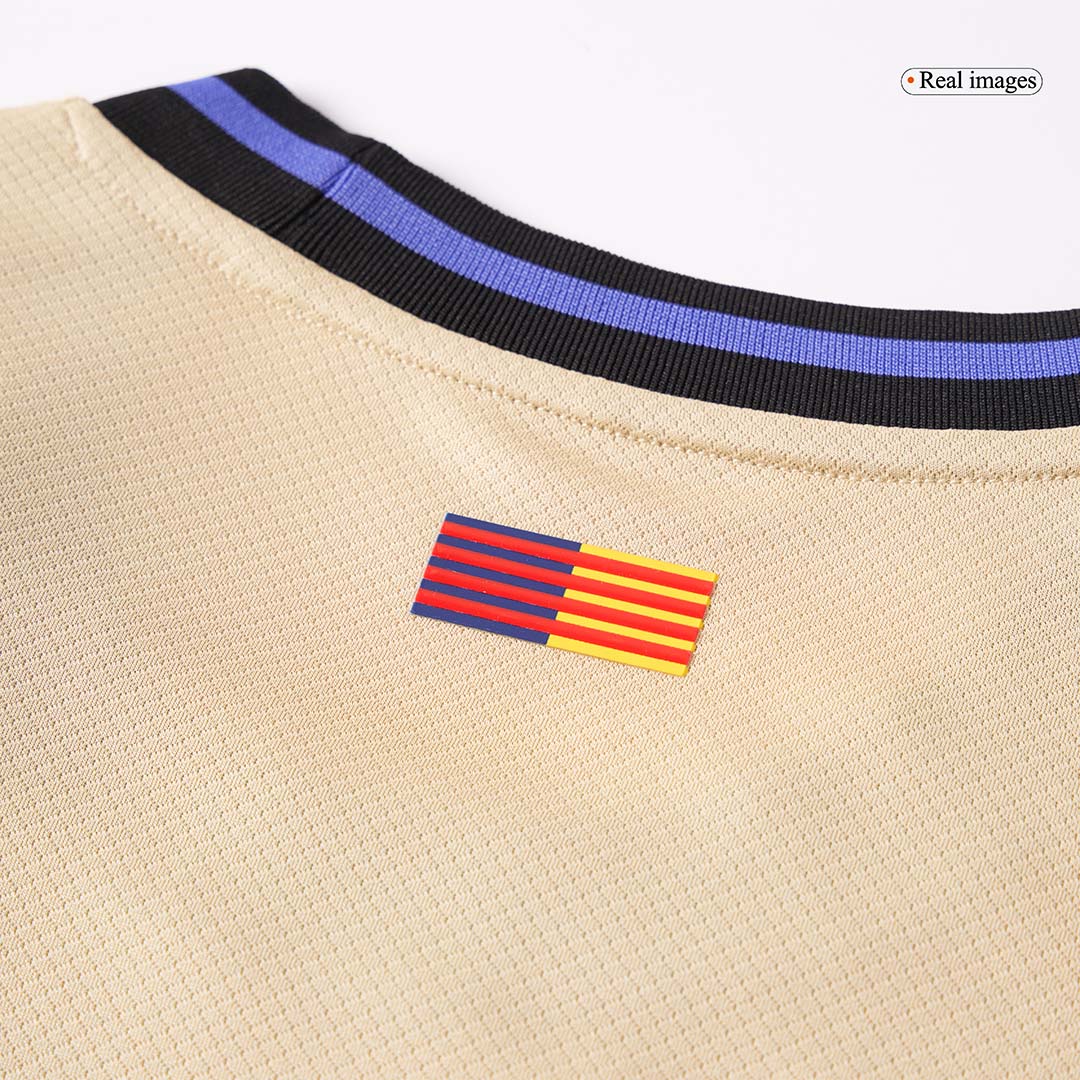 LAMINE YAMAL #10 Barcelona Uit Thuisshirt 2025/26 Geel