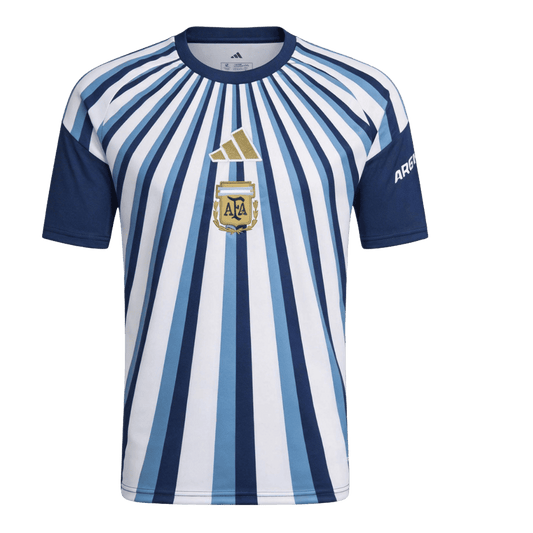 Argentinië Pre-Match Shirt - Wereldkampioenschap 2026 Marineblauw Grote Maten