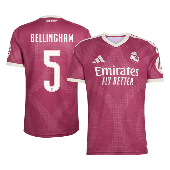 BELLINGHAM #5 Real Madrid Third Maillot 2026/27 Rouge