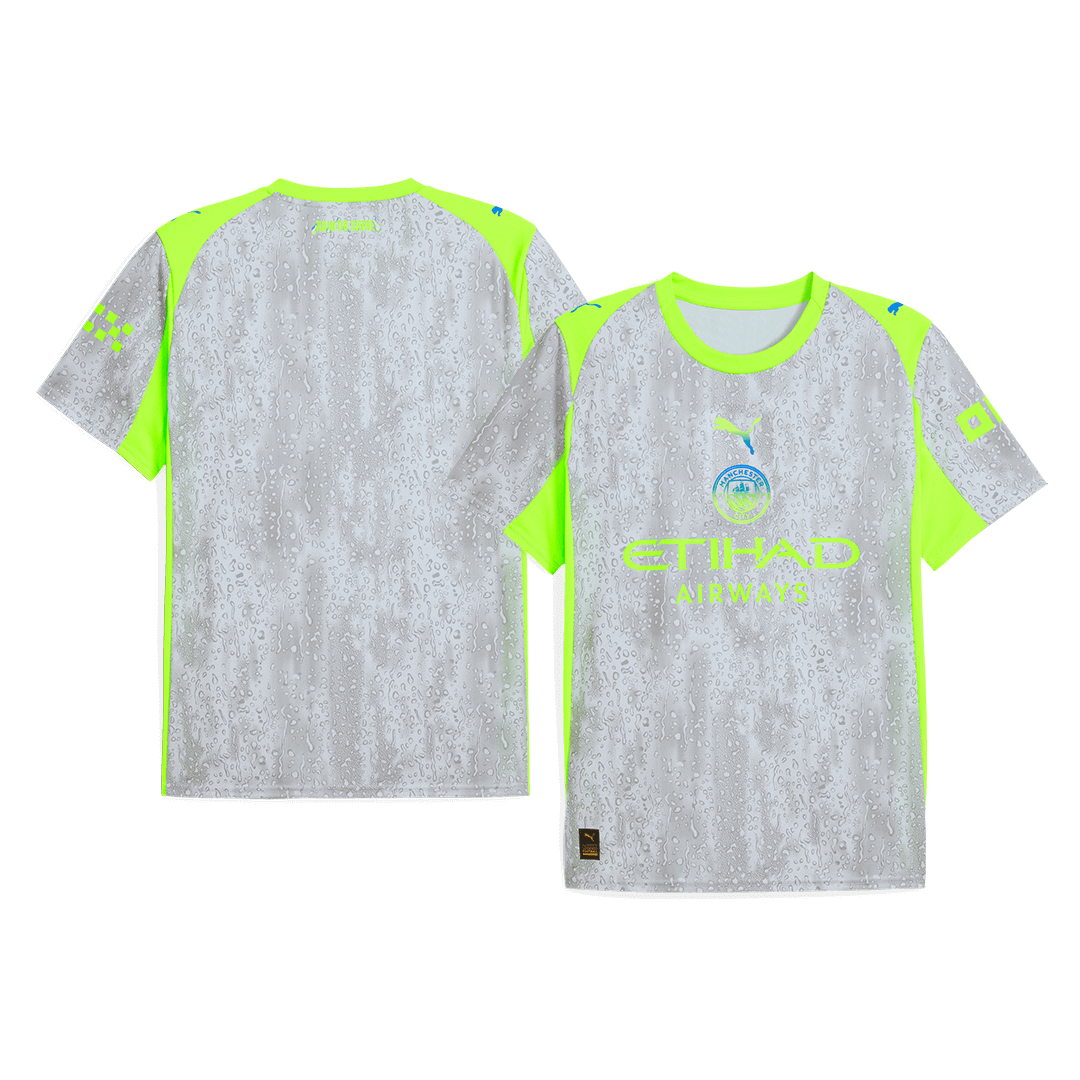 Manchester City Derde Thuisshirt 2025/26 Grijs