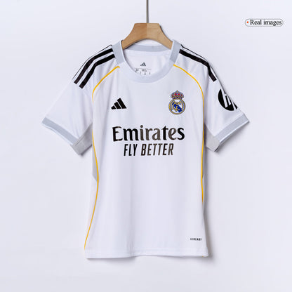 Real Madrid Thuisshirt Kit 2025/26 Junior Wit