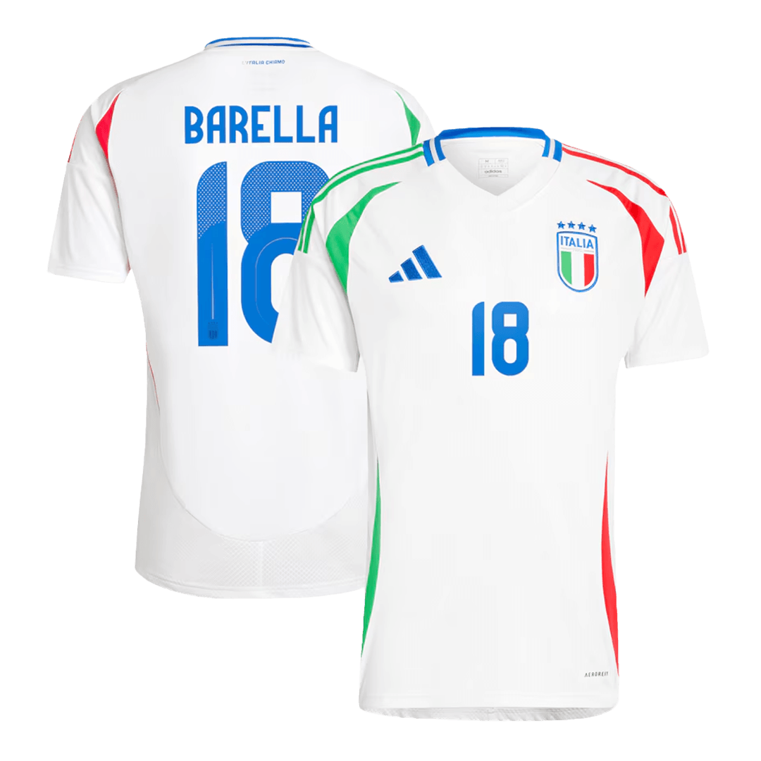 BARELLA #18 Italië Uit Shirt 2024