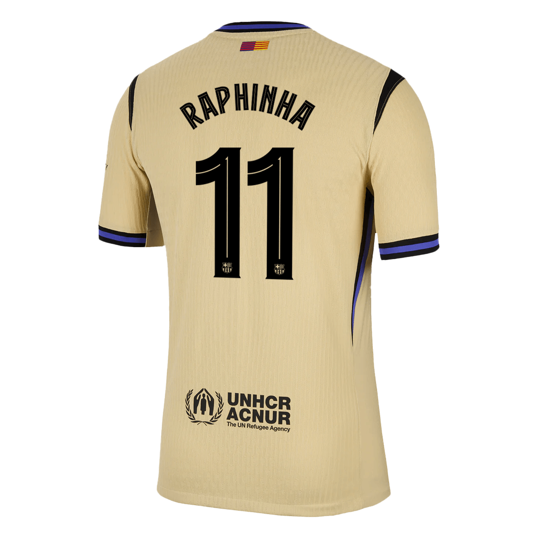 RAPHINHA #11 Barcelona Uit Tenue Thuisshirt 2025/26 Authentiek - UCL
