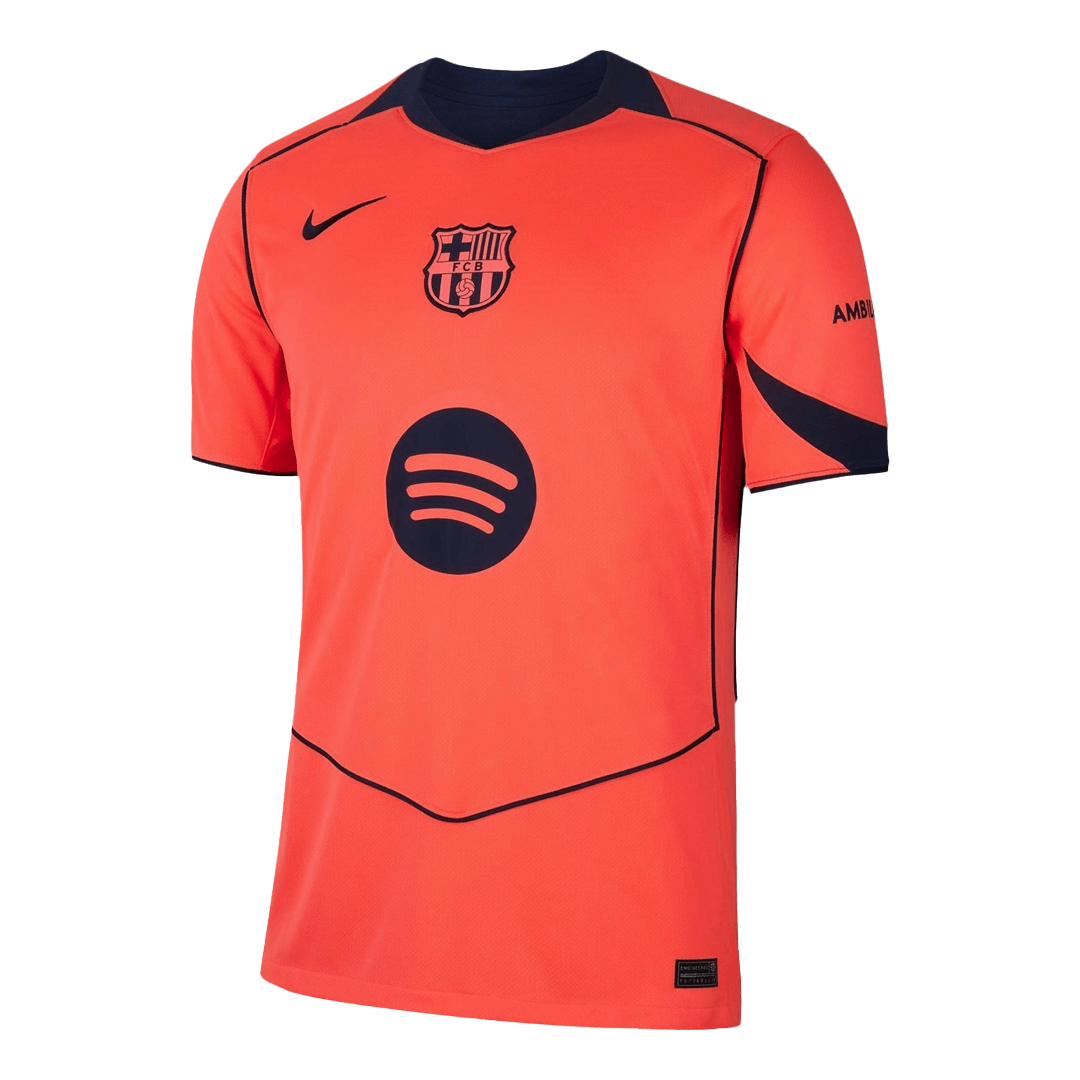 ROONY #28 Barcelone Third Maillot 2025/26 Orange
