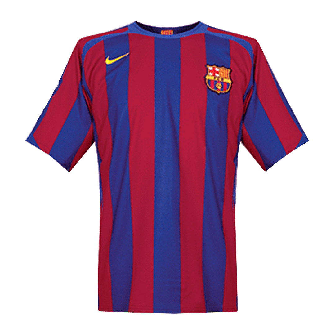 Retro FC Barcelona Thuisshirt 2005/06 - UCL