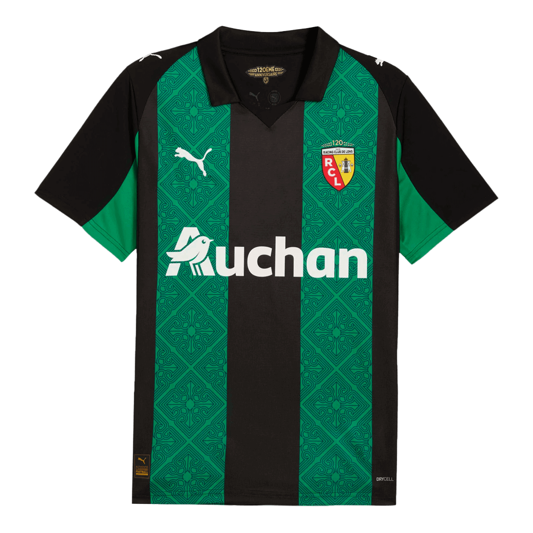THAUVIN #10 RC Lens Uit Thuisshirt 2025/26 Groen&zwart