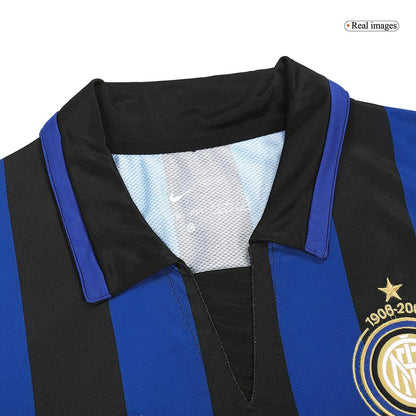 Retro Inter Milan Thuisshirt 2007/08 - 100-jarig jubileum