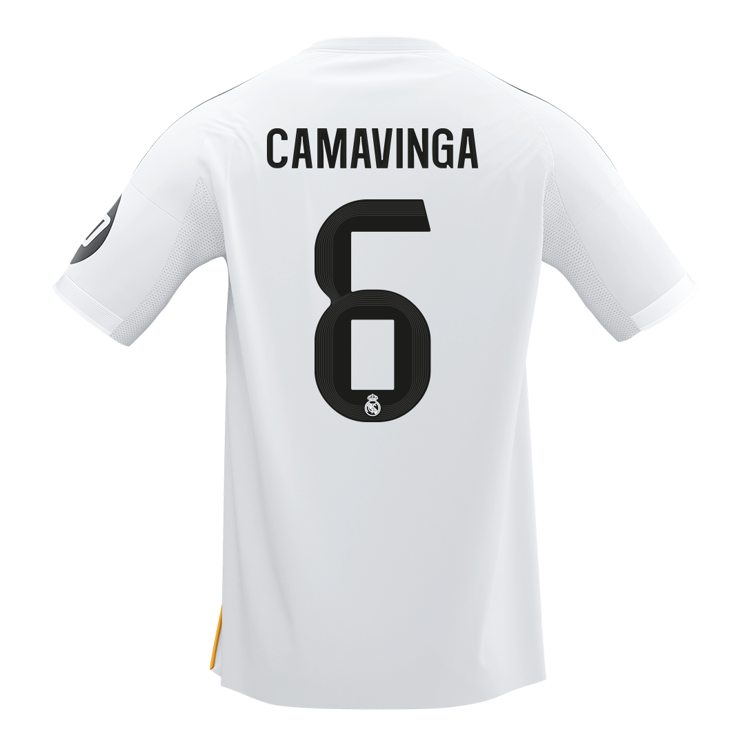 CAMAVINGA #6 Real Madrid Thuisshirt 2025/26 Wit - Super