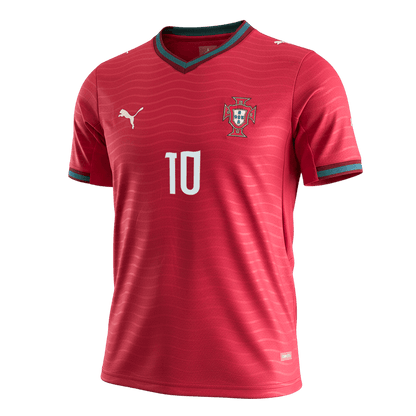 BERNARDO #10 Portugal Thuisshirt - Wereldkampioenschap 2026 Rood