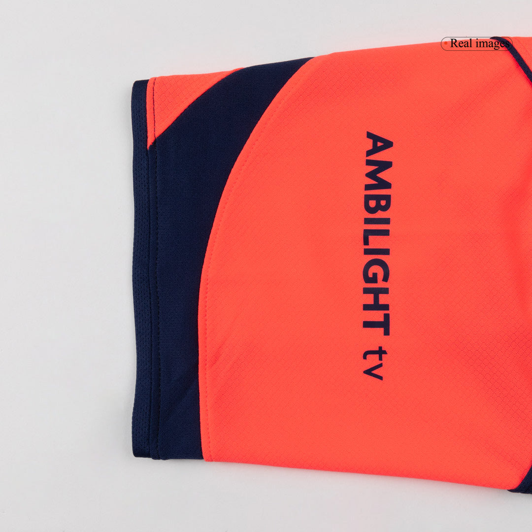 RAPHINHA #11 Barcelona Derde Thuisshirt 2025/26 Oranje - UCL